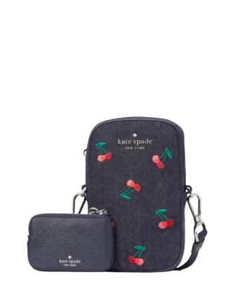 Must-Have Style Discounts Kate Spade New York Rosie Cherry Embroidered North South Zip Phone Crossbody Limited-Time Handbag Sale Must-Have Style Discounts Kate Spade New York Rosie Cherry Embroidered North South Zip Phone Crossbody Limited-Time Handbag Sale