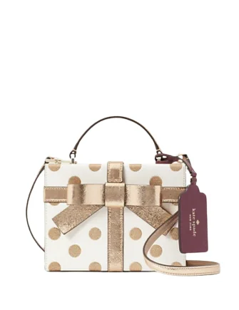 Minimalist Fashion Sale Kate Spade New York Wrapping Party Polka Dots Gift Box Crossbody Luxury Bags, Budget Prices Minimalist Fashion Sale Kate Spade New York Wrapping Party Polka Dots Gift Box Crossbody Luxury Bags, Budget Prices