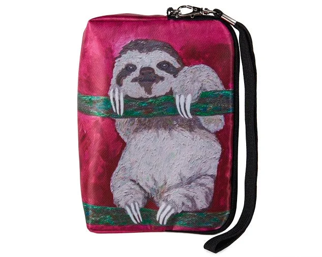 Sloth Signature Wristlet- Leisurely Life Classic Totes, Exclusive Deals
