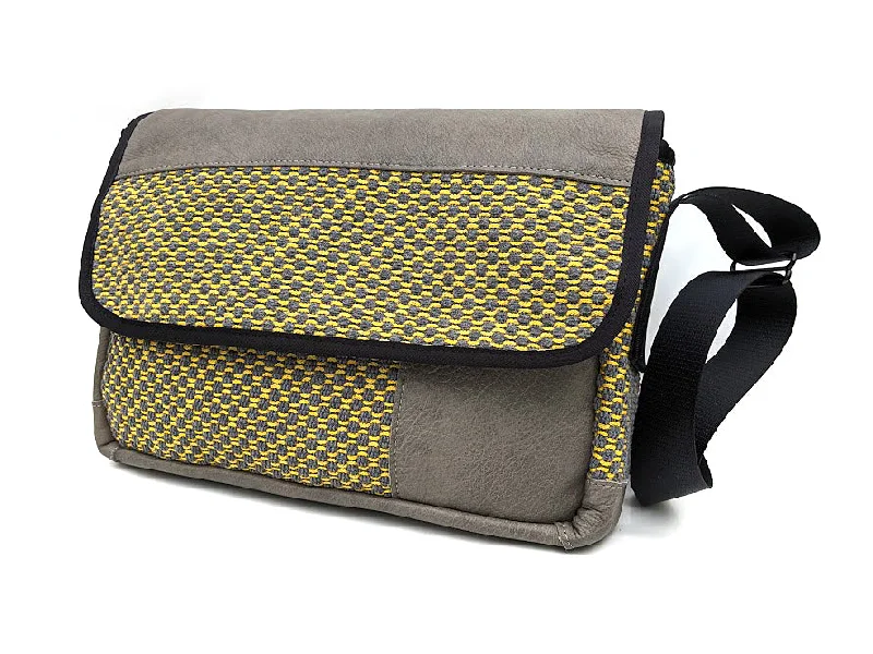 Mariclaro Messenger bag - grey / yellow Limited-Time Handbag Sale