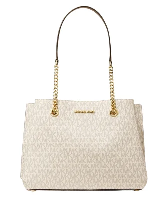 Hot Brand Discounts Michael Michael Kors Teagan Large Logo Shoulder Bag Best Handbag Sale Of The Season Hot Brand Discounts Michael Michael Kors Teagan Large Logo Shoulder Bag Best Handbag Sale Of The Season
