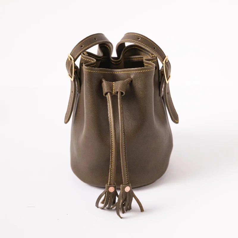 Olive Cypress Bucket Bag Flash Sale On Designer Bags