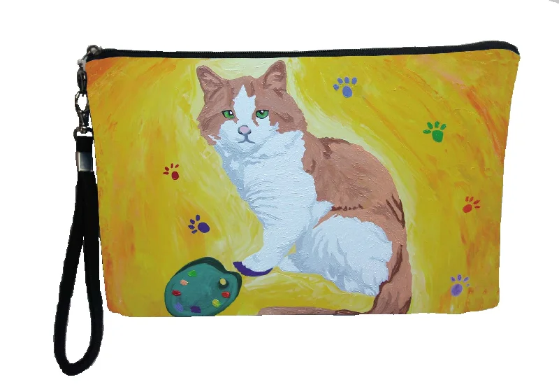 Cat Paw Pouch - Paw in the Paint Trendy And Classic Bags Now At Unbeatable Discounts