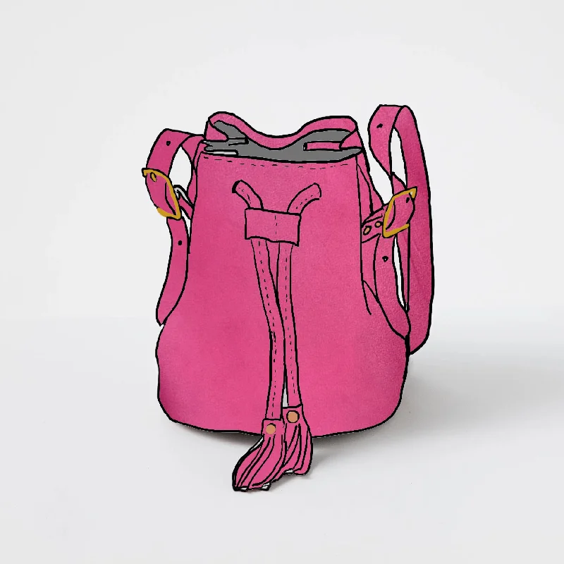 Pink Dearborn Bucket Bag Timeless Handbags Now At Special Discounts