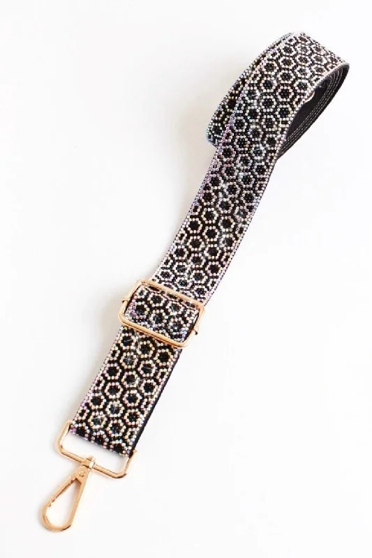 RS038B Beehive Rhinestone Guitar Strap The Best Handbag Sale Of The Season