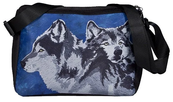 Wolf Signature Messenger Bag- Spirited Pack Fashion Bags With Huge Discounts