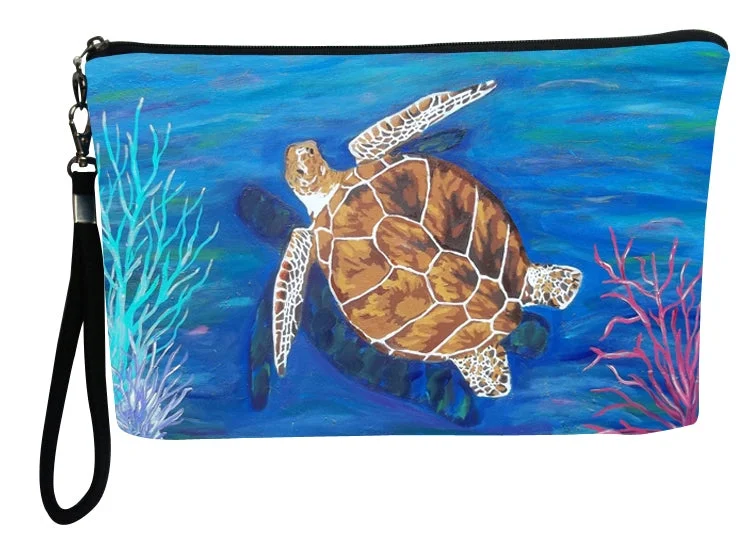Loggerhead Sea Turtle Paw Pouch- The Pilgrim Elegant Bags, Limited Stock