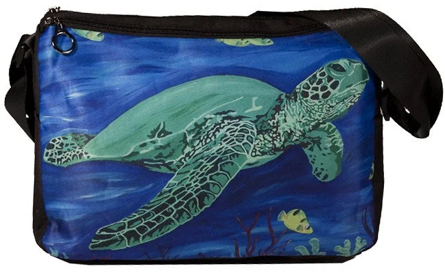 Sea Turtle Signature Messenger Bag - Wisdom Shop Stylish Bags At Unbeatable Prices
